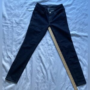 Ann Taylor LOFT Women's Curvy Skinny Blue Jeans Sz 25/0 Petite